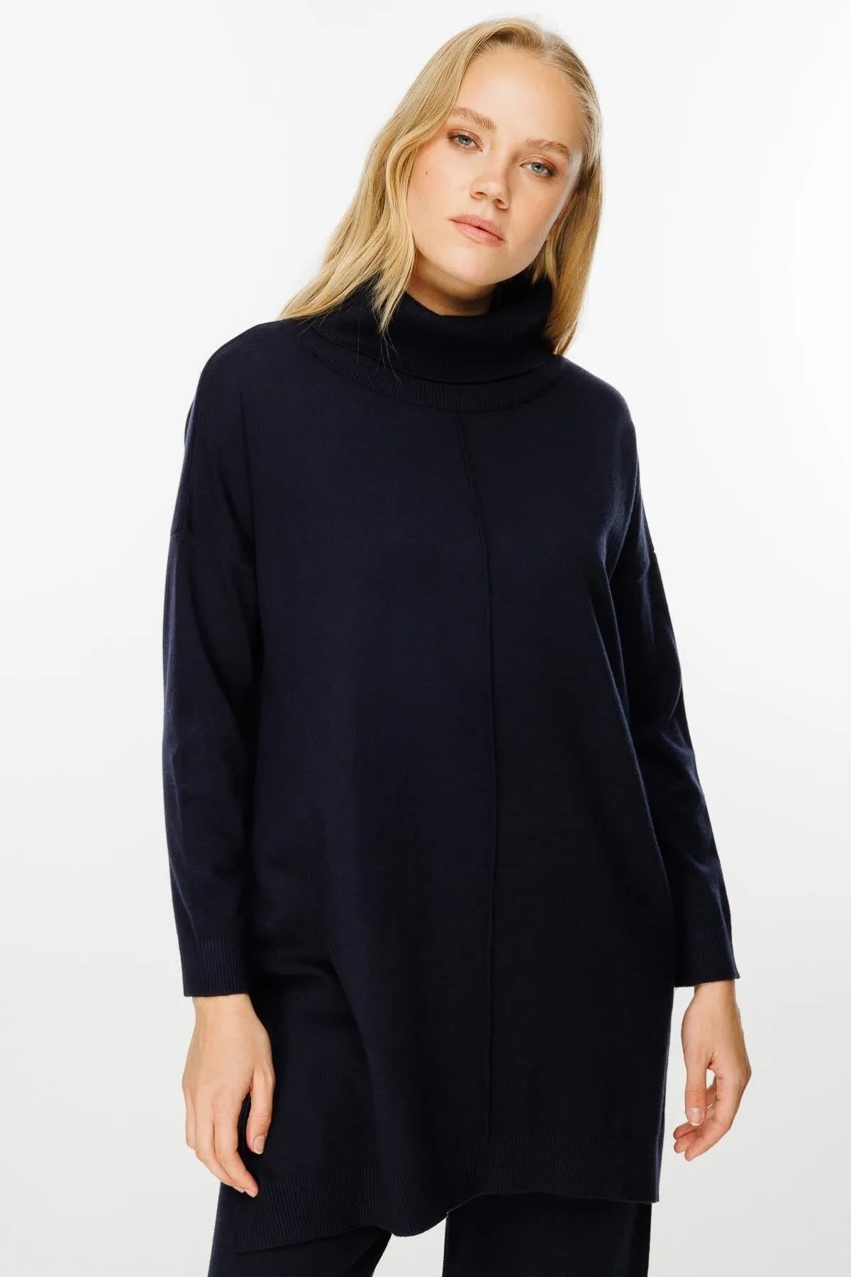 Turtleneck Knitwear Set