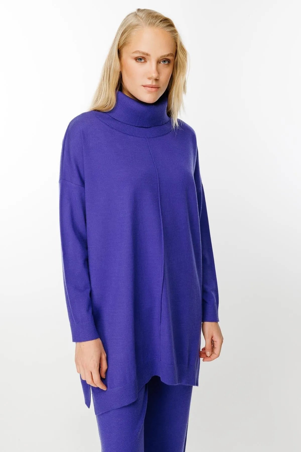 Turtleneck Knitwear Set