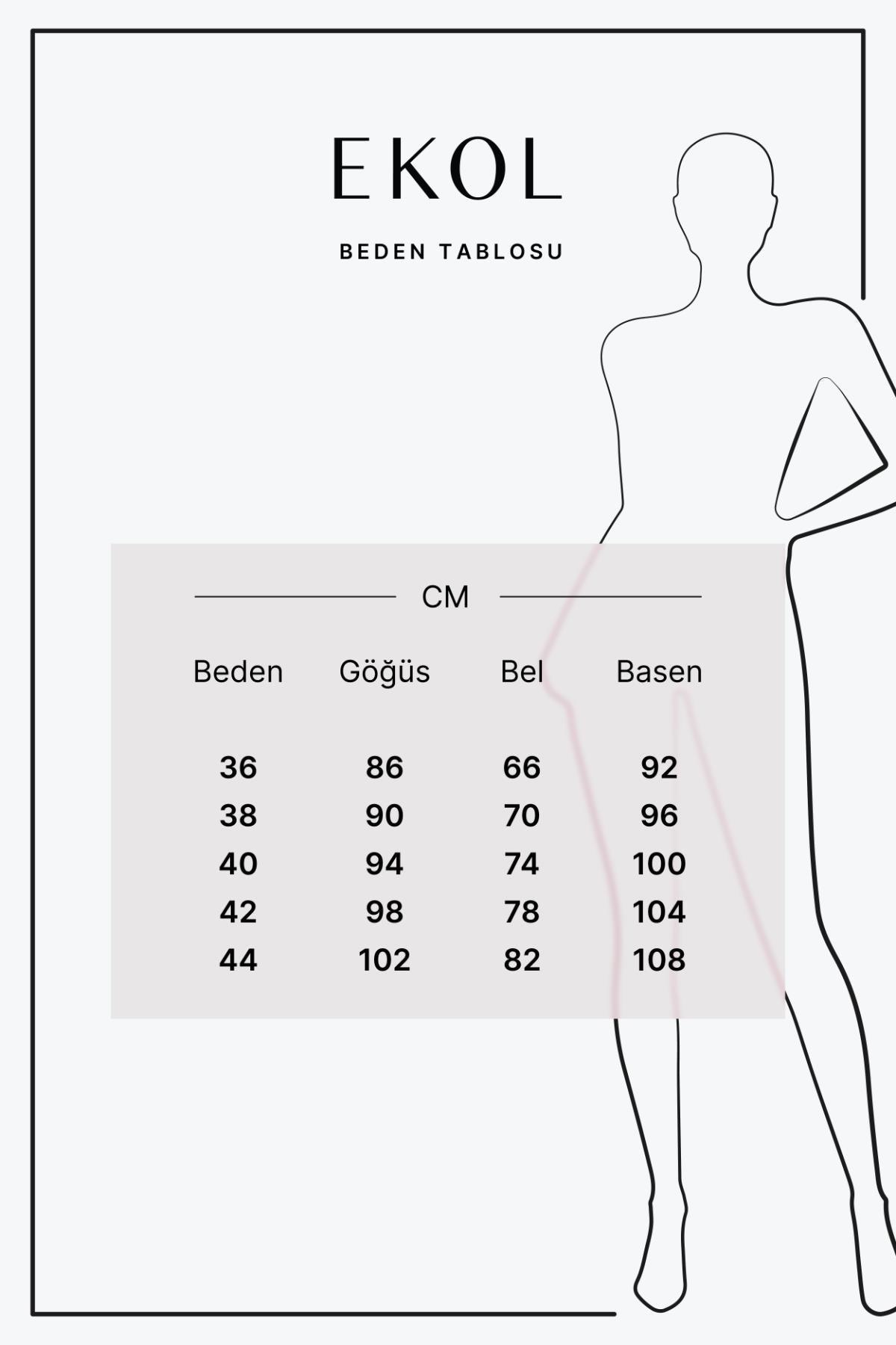 Beli Kemer Detaylı V Yaka Tül Elbise - Eser Giyim