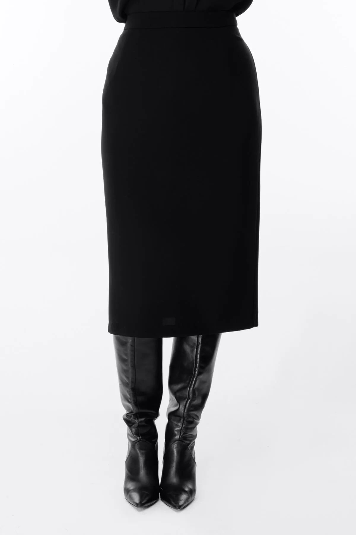 Arabboy Plus Size Skirt with Back Slit Detail