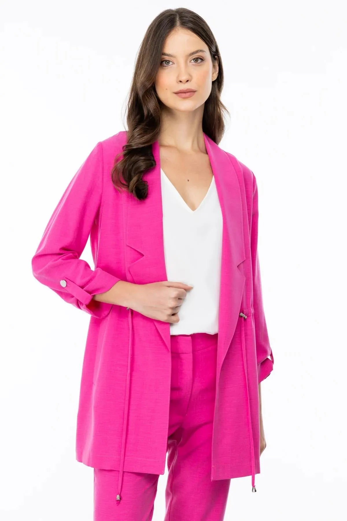 Tencel Front Tie Jacket