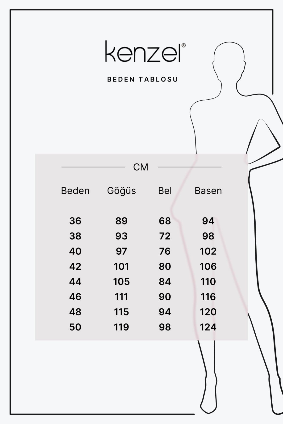 Fırfır Omuz Detaylı Yırtmaçlı Desenli Kumaş Uzun Elbise - Eser Giyim