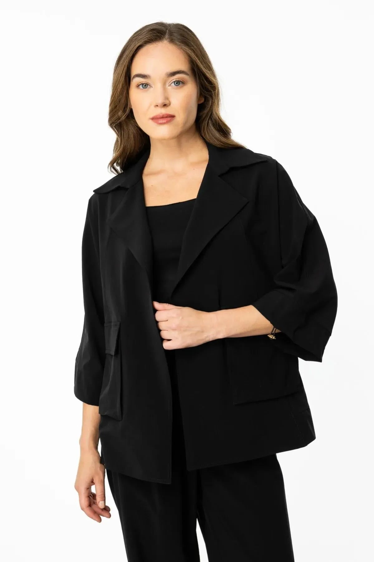 Casual Jacket with Large Flap Pocket